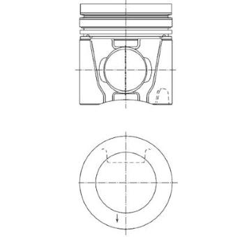 Píst KOLBENSCHMIDT 40276600