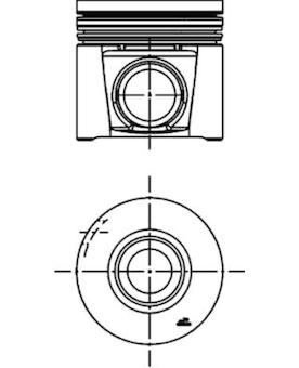 Píst KOLBENSCHMIDT 40285600