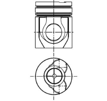 Píst KOLBENSCHMIDT 40308600