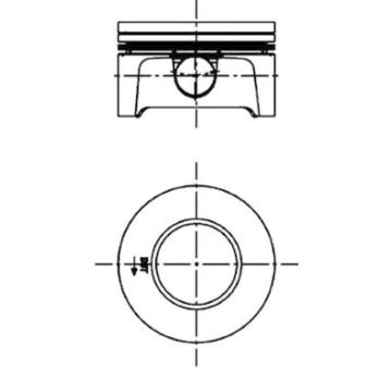 Píst KOLBENSCHMIDT 40309600