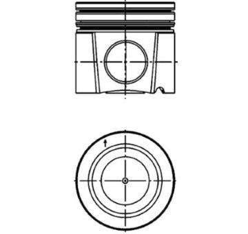 Píst KOLBENSCHMIDT 40310600