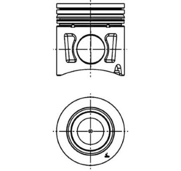 Píst KOLBENSCHMIDT 40340600