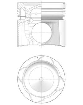 Píst KOLBENSCHMIDT 40393601