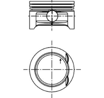 Píst KOLBENSCHMIDT 40382600