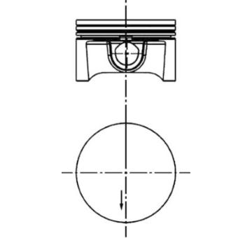 Píst KOLBENSCHMIDT 40388600