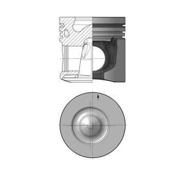 Píst KOLBENSCHMIDT 40401610