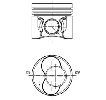 Píst KOLBENSCHMIDT 40421620