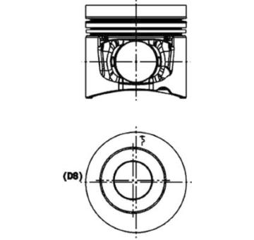 Píst KOLBENSCHMIDT 40440600