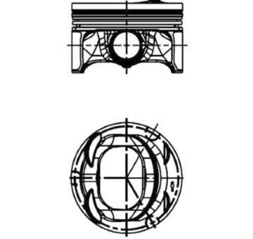 Píst KOLBENSCHMIDT 40846620