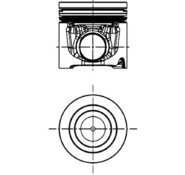 Píst KOLBENSCHMIDT 41106600