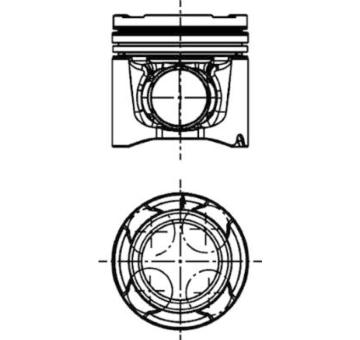 Píst KOLBENSCHMIDT 41025600