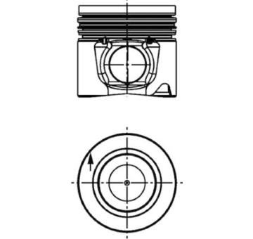 Píst KOLBENSCHMIDT 40652600