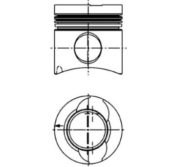 Píst KOLBENSCHMIDT 40667600