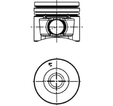Píst KOLBENSCHMIDT 40743600