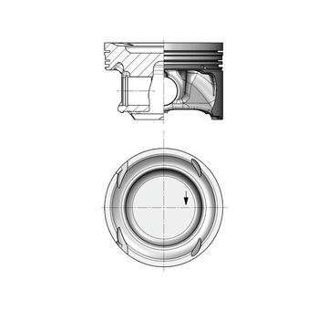 Píst KOLBENSCHMIDT 40859600