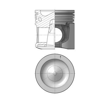 Píst KOLBENSCHMIDT 40990600