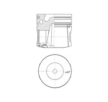Píst KOLBENSCHMIDT 41081600
