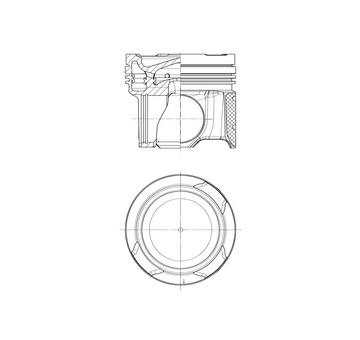Píst KOLBENSCHMIDT 41296600