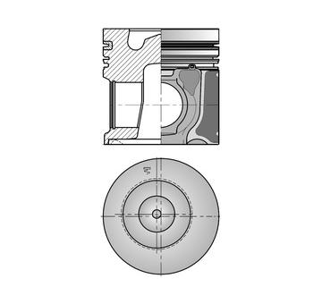 Píst KOLBENSCHMIDT 41506600