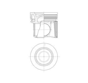 Píst KOLBENSCHMIDT 41677600