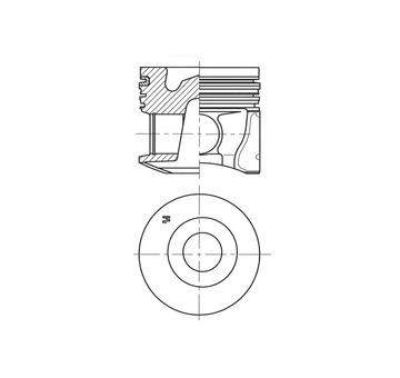 Píst KOLBENSCHMIDT 41794620