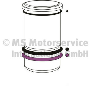 Sada tesnení vlożiek valcov KOLBENSCHMIDT 50007892