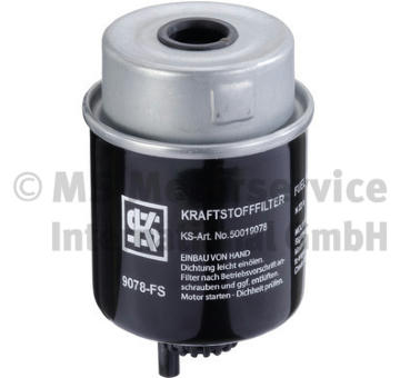 palivovy filtr KOLBENSCHMIDT 50019078
