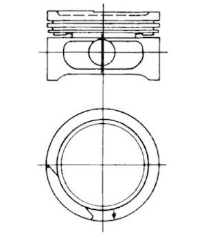 Píst KOLBENSCHMIDT 90054623