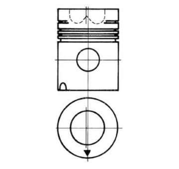 Píst KOLBENSCHMIDT 90112600