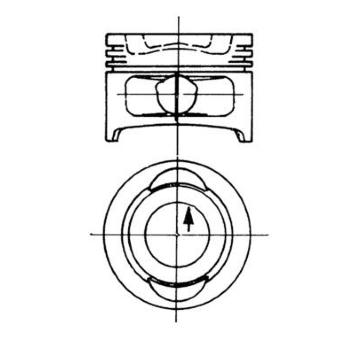 Píst KOLBENSCHMIDT 90129700