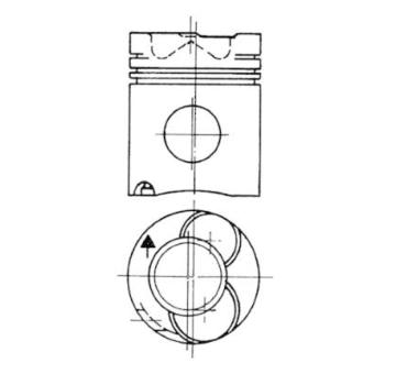 Píst KOLBENSCHMIDT 90221600
