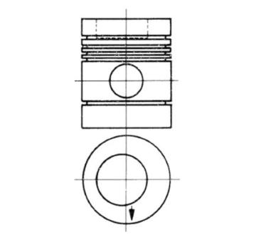 Píst KOLBENSCHMIDT 90274830
