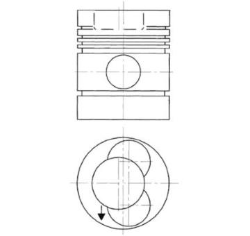 Píst KOLBENSCHMIDT 90276700