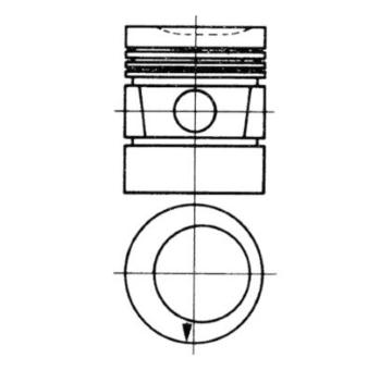 Píst KOLBENSCHMIDT 90278610