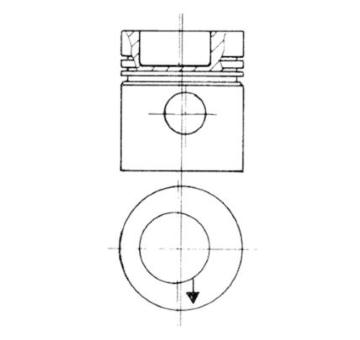 Píst KOLBENSCHMIDT 90532600