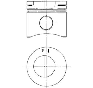 Píst KOLBENSCHMIDT 90563600