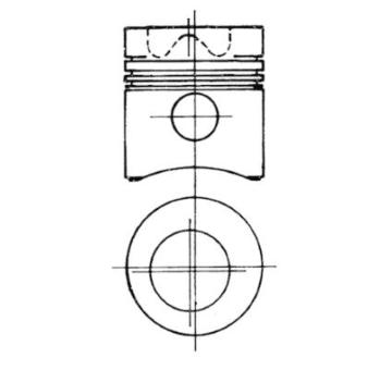 Píst KOLBENSCHMIDT 90747700