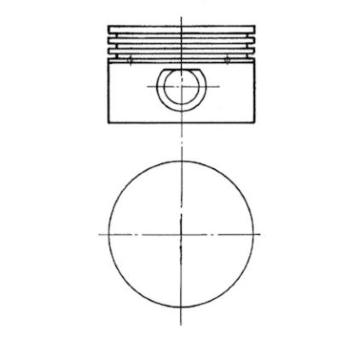Píst KOLBENSCHMIDT 94919600