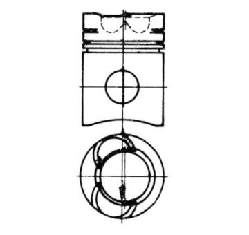 Píst KOLBENSCHMIDT 90924600