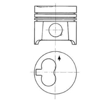 Píst KOLBENSCHMIDT 94642700