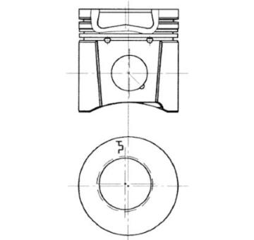 Píst KOLBENSCHMIDT 94900600