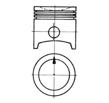 Píst KOLBENSCHMIDT 91320705