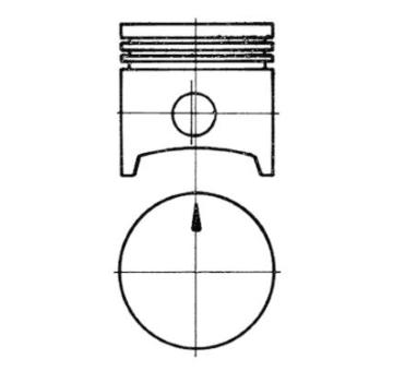 Píst KOLBENSCHMIDT 91322731