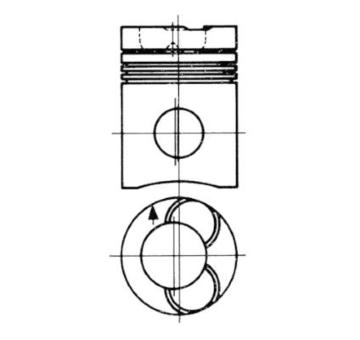 Píst KOLBENSCHMIDT 91360600