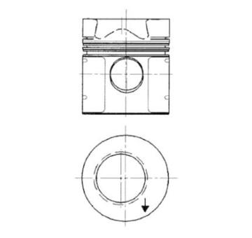 Píst KOLBENSCHMIDT 92525700