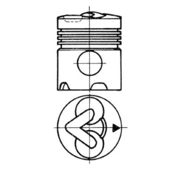 Píst KOLBENSCHMIDT 92834600