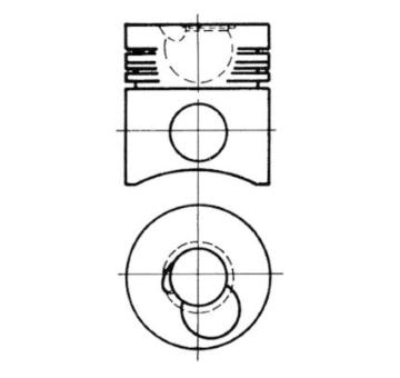 Píst KOLBENSCHMIDT 93076600