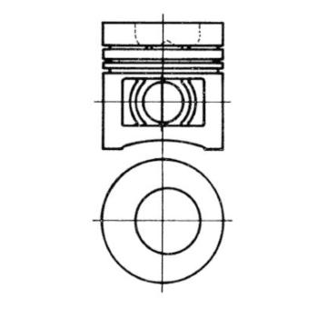 Píst KOLBENSCHMIDT 93192600
