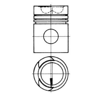 Píst KOLBENSCHMIDT 93249600