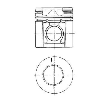 Píst KOLBENSCHMIDT 94543600